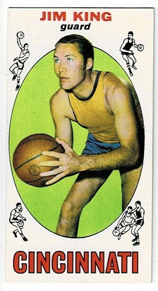 1969 Topps Basketball #66 Jim King - Cincinnati Royals